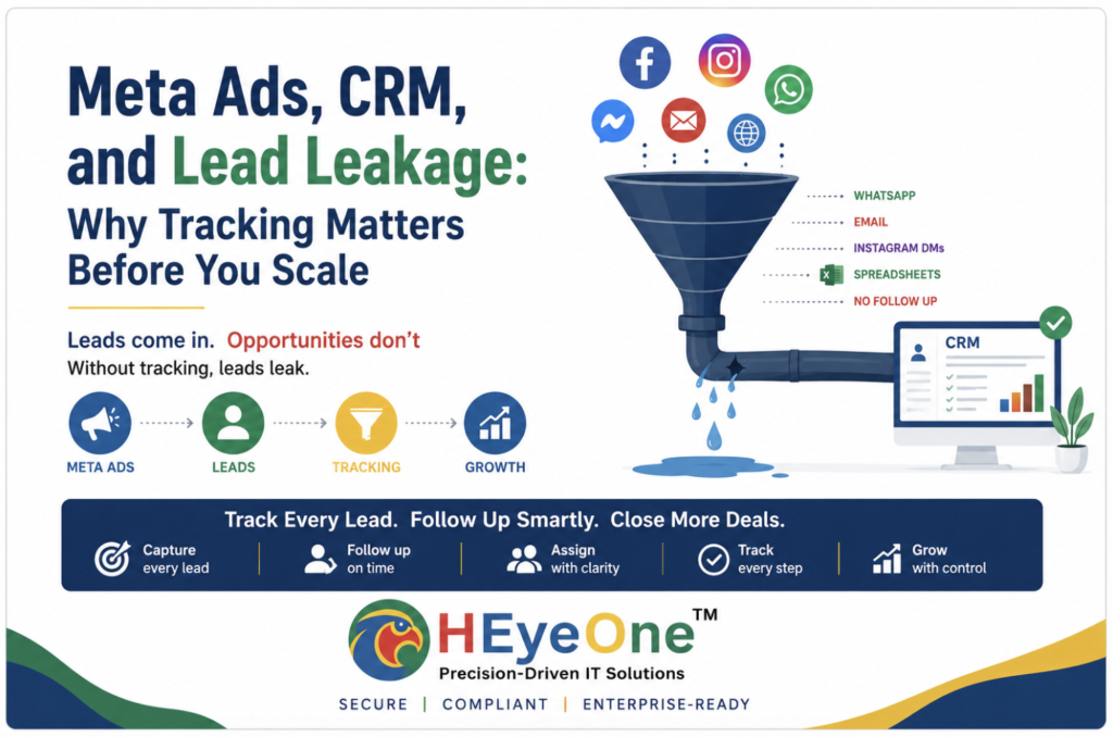 Meta Ads, CRM, and Lead Leakage: Why Tracking Matters Before You Scale
